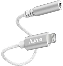 Аудіо-перехідник Hama M-F Lightning -> 3.5mm White