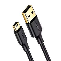 Кабель USB Ugreen US132 10w 2.1a Mini USB cable black - миниатюра 3