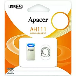 Флешка Apacer AH111 64GB (AP64GAH111U-1) Blue - миниатюра 3