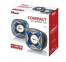 Колонки акустические Trust Xilo Compact 2.0 Speaker Set Blue - миниатюра 4