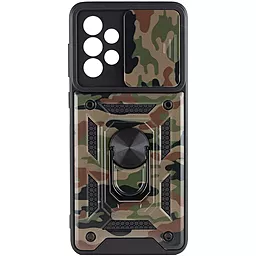 Чехол Epik Camshield Serge Ring Camo для Samsung Galaxy A53 5G Army Brown - миниатюра 2