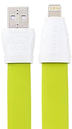 Кабель USB Remax Full Speed 2 Lightning Cable Green (RC-011i)