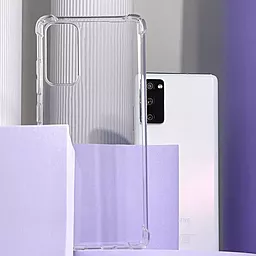 Чехол WXD Silicone 0.8 mm HQ для Samsung Galaxy S20 Plus G985 Clear - миниатюра 5