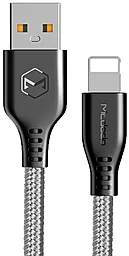 Кабель USB McDodo Warrior Series 12W 2.4A 1.2M Lightning Cable Grey (CA-5151)