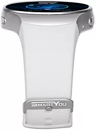 Смарт-годинник SmartYou S1 Silver with White strap (SWS1W) - мініатюра 4