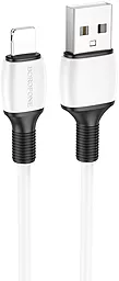 Кабель USB Borofone BX84 Rise 2.4A Lightning Cable White