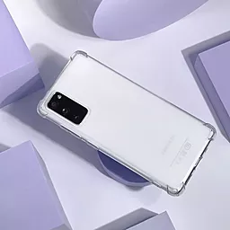 Чехол WXD Silicone 0.8 mm HQ для Samsung Galaxy S20 Plus G985 Clear - миниатюра 6