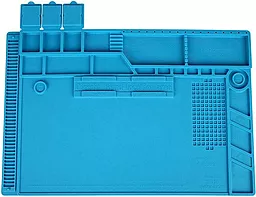Силиконовый термостойкий коврик для пайки Kaisi  S-170 318x480 мм синий