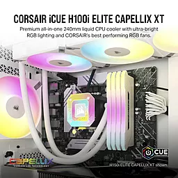 Система охлаждения Corsair iCUE H100i Elite CAPELLIX XT (CW-9060072-WW) - миниатюра 8