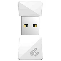 Флешка Silicon Power 16Gb Touch T08 White USB 2.0 (SP016GBUF2T08V1W) - миниатюра 3