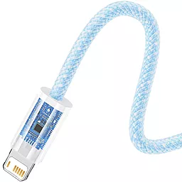 Кабель USB Baseus Dynamic Series 2.4A Lightning Cable Blue (CALD000403) - миниатюра 3