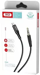 Аудио кабель XO NB155 Aux mini Jack 3.5 mm - USB Type-C M/M Cable 1 м black - миниатюра 3