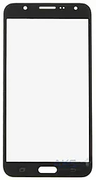 Корпусное стекло дисплея Samsung Galaxy J7 J700H, J700F, J700M 2015 (с OCA пленкой) Black