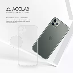 Чехол ACCLAB TPU для Apple iPhone 11 Pro Transparent - миниатюра 4