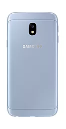 Задняя крышка корпуса Samsung Galaxy J3 2017 J330F со стеклом камеры Original Blue