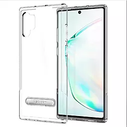 Чехол Spigen Slim Armor Essential S для Samsung Galaxy Note 10 Plus Crystal Clear (627CS27286) - миниатюра 2
