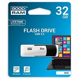 Флешка GooDRam GOODRAM 32GB UCO2 (Colour Mix) Black/White USB 2.0 (UCO2-0320KWR11) - мініатюра 2