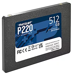 SSD Накопитель Patriot P220 512GB 2.5" SATAIII TLC (P220S512G25) - миниатюра 2