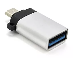 OTG-перехідник VEGGIEG TC-113 M-F micro USB -> USB-A 3.0 Silver
