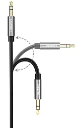 Аудио кабель Ugreen AV119 AUX mini Jack 3.5mm M/M Cable 1.5 м black - миниатюра 4