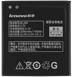 Акумулятор Lenovo A760 IdeaPhone / BL209 (2000 mAh) 12 міс. гарантії - мініатюра 2