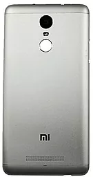 Задня кришка корпусу Xiaomi Redmi Note 3 MediaTek зі склом камери Grey