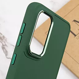 Чехол Epik TPU Bonbon Metal Style для Samsung Galaxy A33 5G Зеленый / Pine green - миниатюра 5