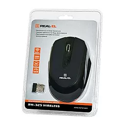 Компьютерная мышка REAL-EL RM-325 Black - миниатюра 3