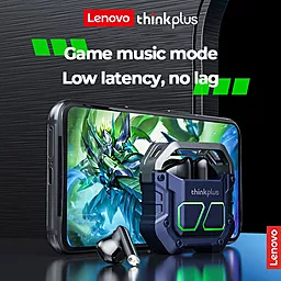 Наушники Lenovo ThinkPlus XT81 Black - миниатюра 3