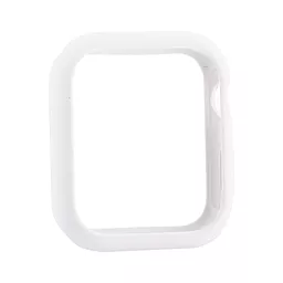 Чехол-накладка Coteetci Liquid Silicone Case For Apple Watch 4/5/6/SE 44mm White (CS7068-WH)