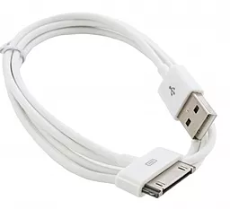 Кабель USB ExtraDigital USB to Apple 30-pin, 1m, 28 AWG White (KBD1650) - миниатюра 2