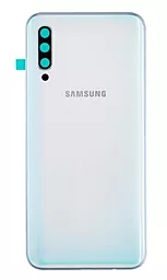 Задняя крышка корпуса Samsung Galaxy A50 2019 A505 со стеклом камеры Original White