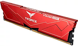 Оперативная память Team 32 GB (2x16GB) DDR5 6000 MHz T-Force Vulcan Red (FLRD532G6000HC38ADC01) - миниатюра 2