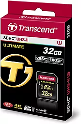 Карта памяти Transcend SDHC 32GB Class 10 UHS-II U3 (TS32GSD2U3) - миниатюра 3