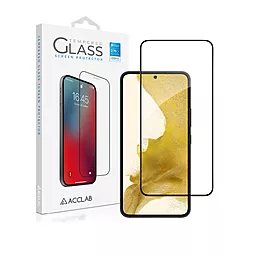 Защитное стекло ACCLAB Full Glue для Samsung Galaxy S22+ Черный