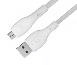 Кабель USB SkyDolphin S22V Soft Silicone micro USB Cable White - миниатюра 2