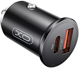 Автомобильное зарядное устройство XO CC43 PD 45W / QC3.0 Black - миниатюра 4