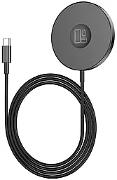 Беспроводное (индукционное) зарядное устройство Borofone BQ18 Energy 3-in-1 magnetic wireless fast charger Black (BQ18B)