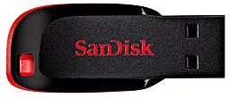 Флешка SanDisk Cruzer Blade 128GB (SDCZ50-128G-B35) Black/Red - миниатюра 2