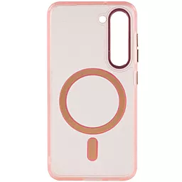 Чехол Epik TPU Lyon frosted with MagSafe для Samsung Galaxy S23+ Pink - миниатюра 2