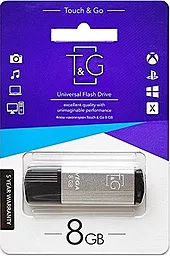 Флешка T&G 8GB Vega 121 (TG121-8GBSL) Silver - миниатюра 2