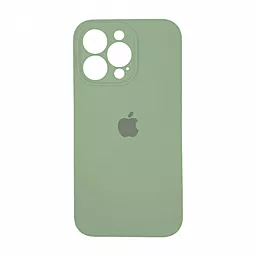Чехол Silicone Case Full Camera для Apple IPhone 14 Pro fresh green