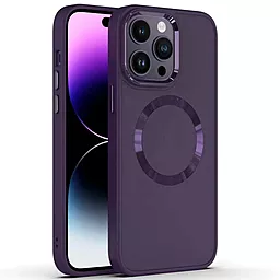 Чехол Epik Bonbon Metal Style with MagSafe для Apple iPhone 13 Pro Dark Purple