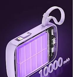 Повербанк Baseus Qpow 10000 mAh 15W Lightning Purple (PPQD050105) - миниатюра 11