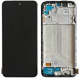 Дисплей Xiaomi Redmi Note 10 4G, Redmi Note 10S, Poco M5s з тачскріном і рамкою, (OLED), Black