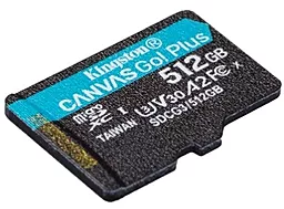 Карта памяти Kingston microSDXC 512 GB Canvas Go Plus Class 10 UHS-I U3 V30 A2 (SDCG3/512GBSP) - миниатюра 2