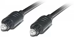Оптичний аудіо кабель REAL-EL Toslink М/М Cable 2 м black (EL123500037) - мініатюра 2
