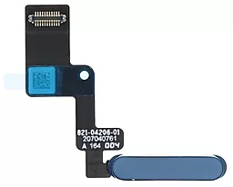 Шлейф Apple iPad 2022 10th с кнопкой включения, со сканером отпечатка пальца Original Blue