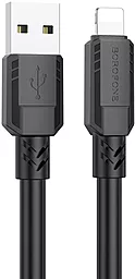 Кабель USB Borofone BX81 Goodway 2.4A Lightning Cable Black