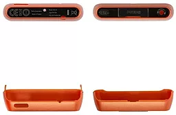 Задняя крышка корпуса Nokia N8-00 верхняя + нижняя Original Orange
